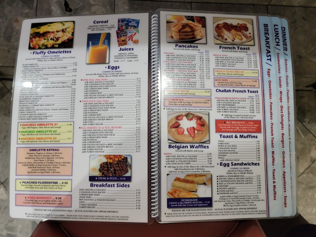 Duchess Diner Menu - Image 6